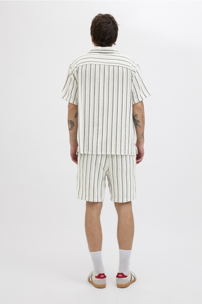 JORCOBA STRIPE RESORT SHIRT SS SN 12271060 Celadon Tint